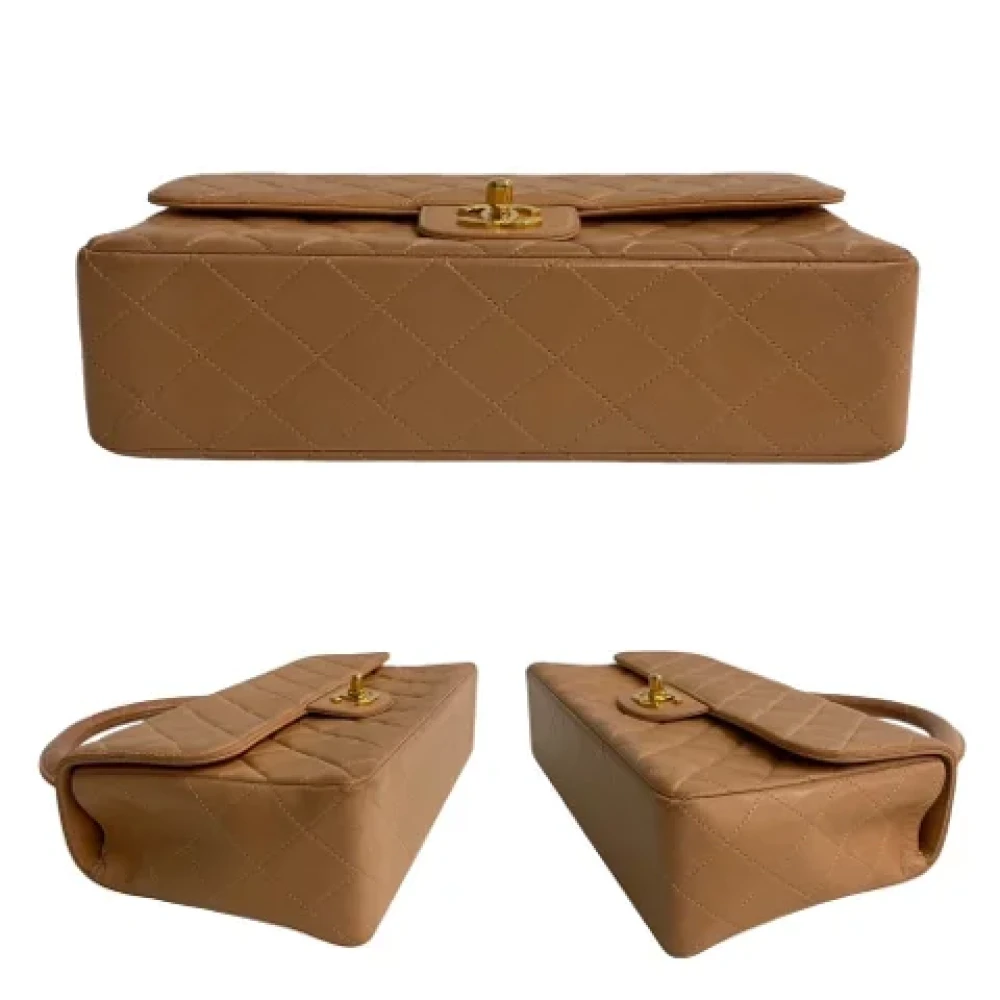Chanel Vintage Pre-owned Leather handbags Brown Dames
