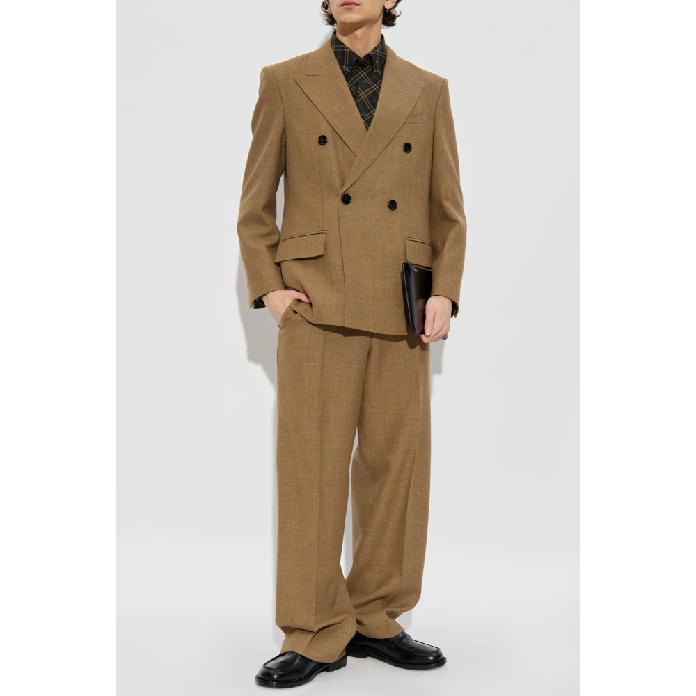 Burberry Double-breasted blazer Brown Heren
