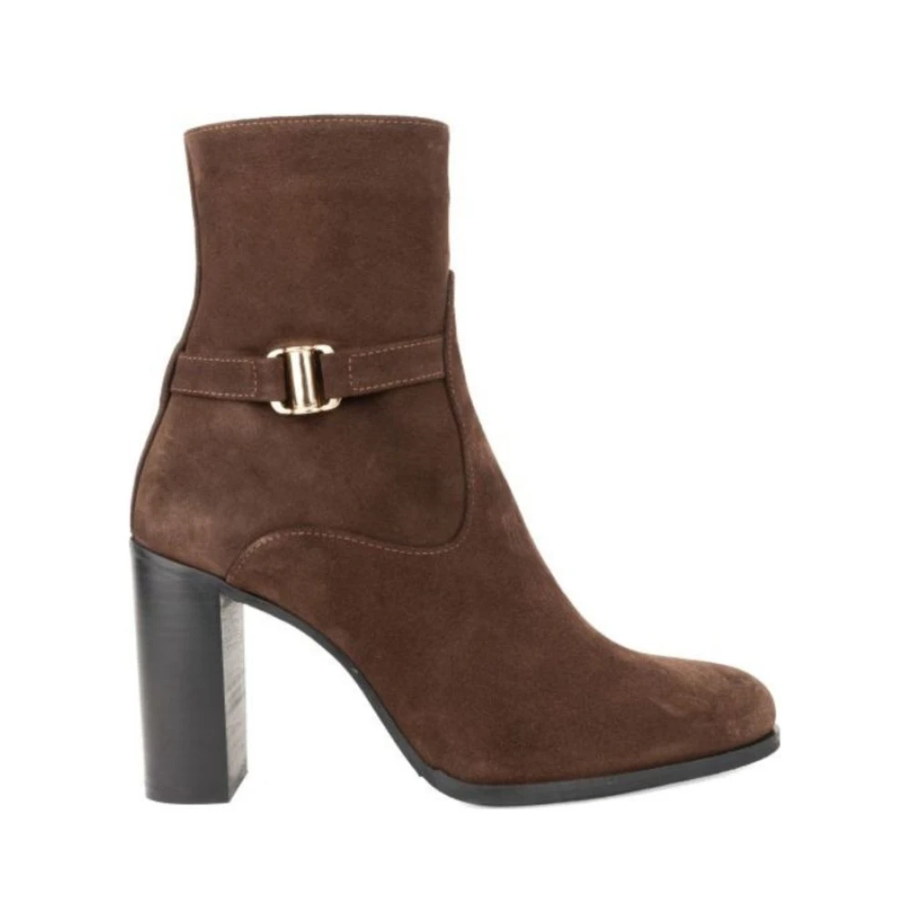 Sergio Moretti Women's Brown Heeled Boots, 6 Uk, Booties