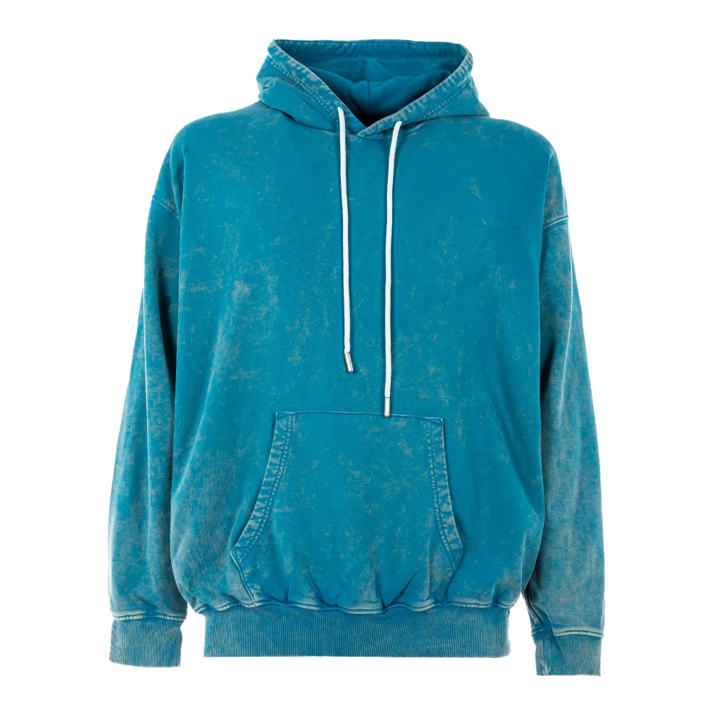 Diesel Blauwe Katoenen Sweatshirt voor Mannen Blue Heren