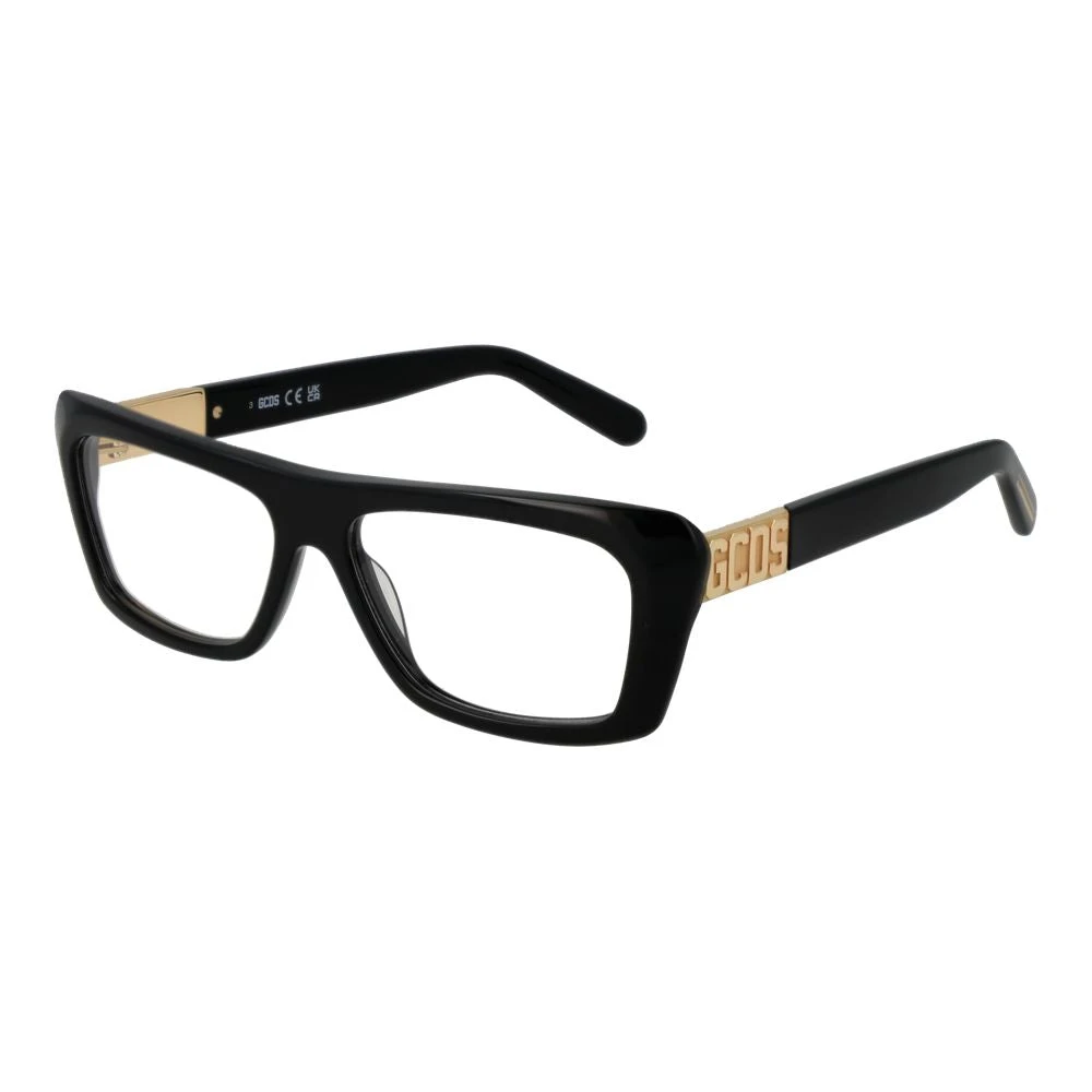 Gcds Black Glasses, Unisex, 53 Mm, Rectangle Optical Frames