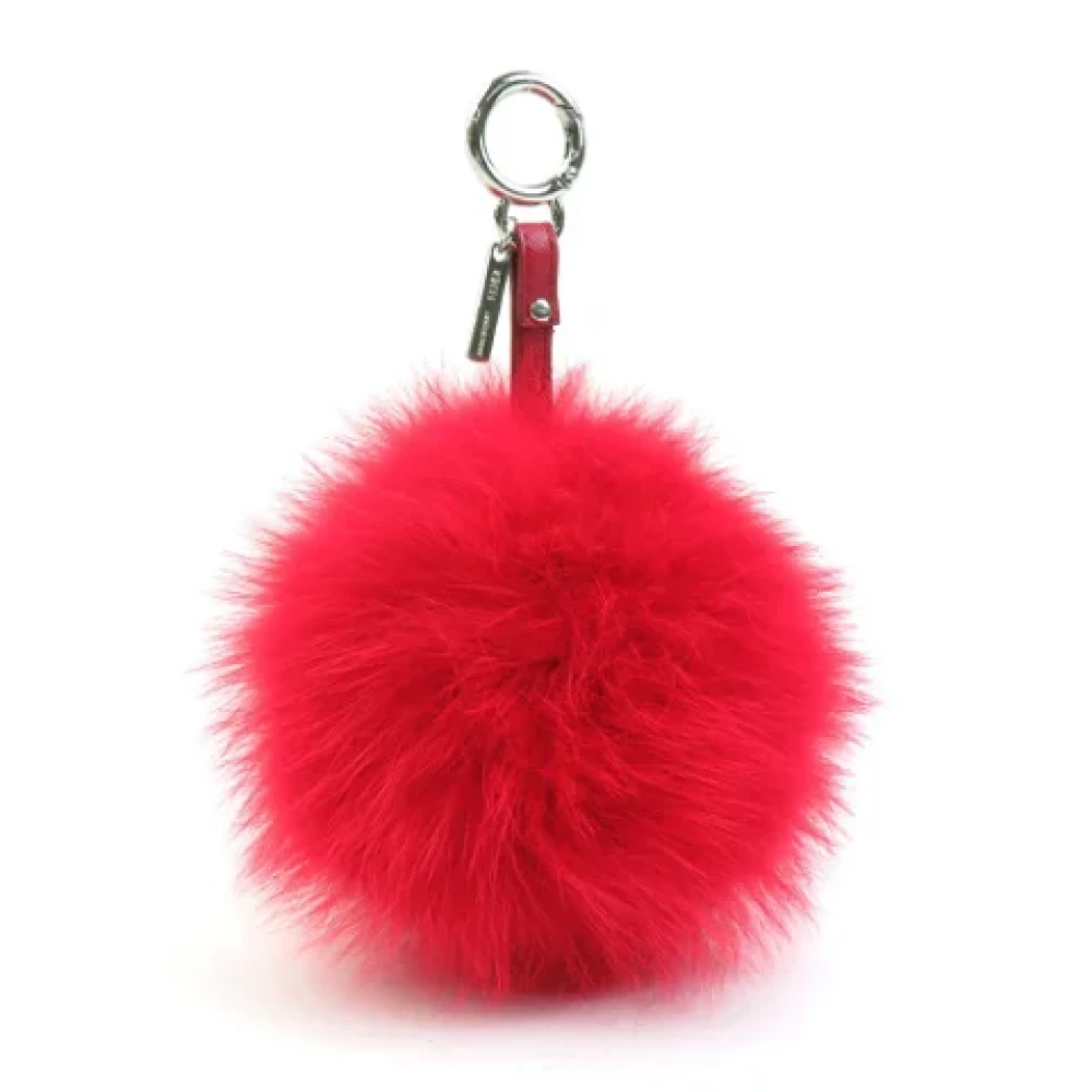 Fendi Vintage Pre-owned Fabric key-holders Red Dames