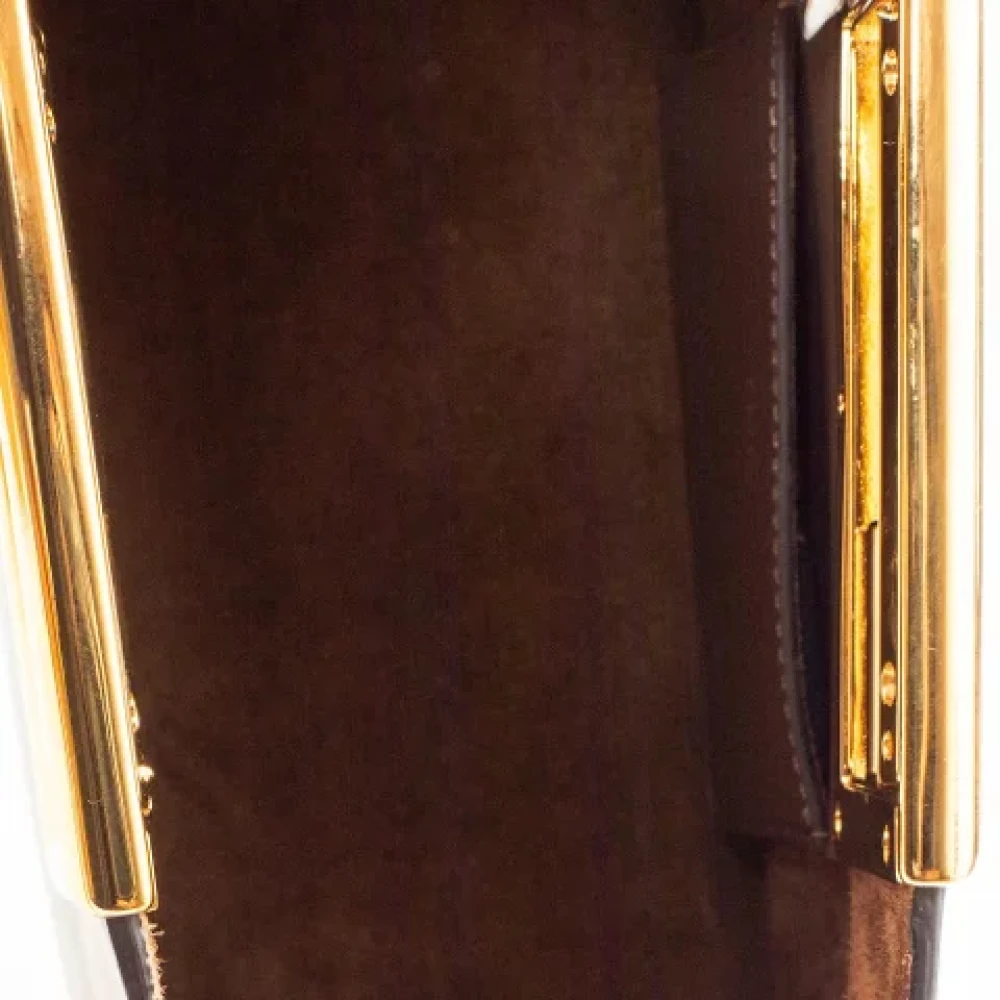 Fendi Vintage Pre-owned Leather fendi-bags Brown Dames