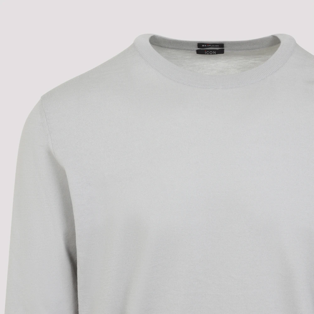 Kiton IJs Grijs Pullover Sweater Gray Heren