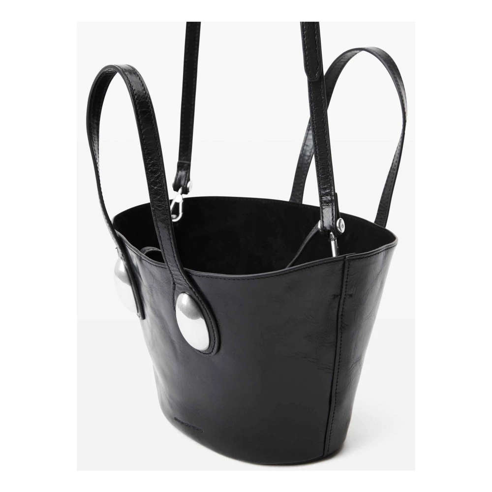 alexander wang Studded Leren Tote Tas Black Dames