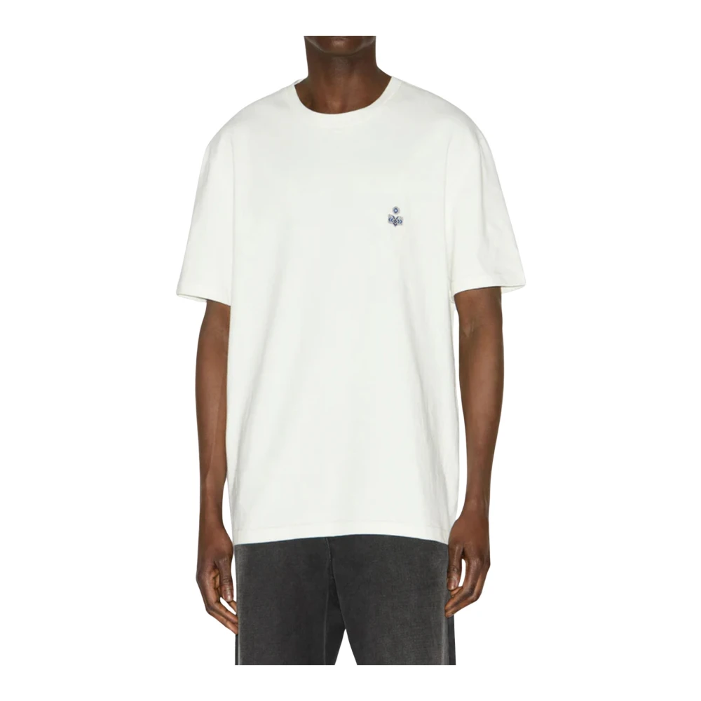 Isabel Marant Men's White T-Shirts, S, Minimalist Hugo T-Shirt