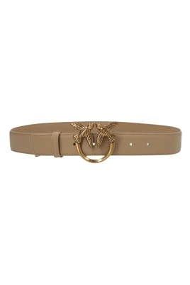 Beige Läderbä