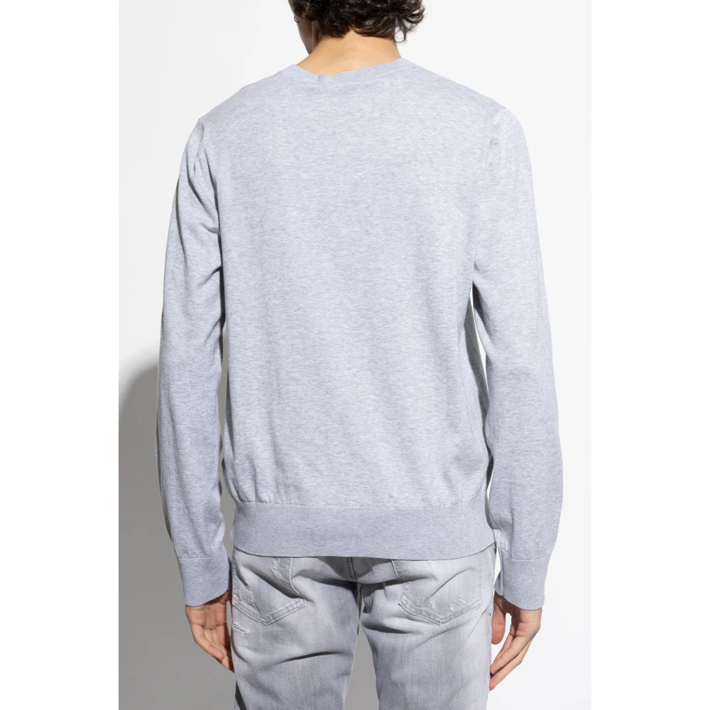 Dsquared2 Trui met ronde halslijn Gray Heren