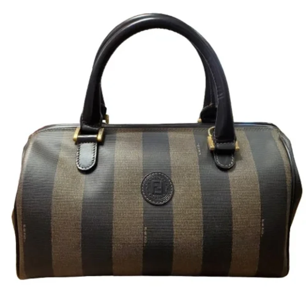 Fendi Vintage Pre-owned Leather fendi-bags Beige Dames