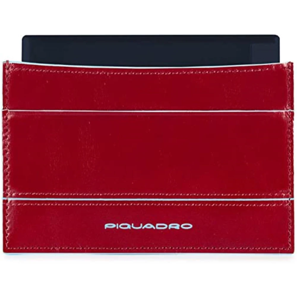 Piquadro Leren Powerbank Oplader Red Unisex