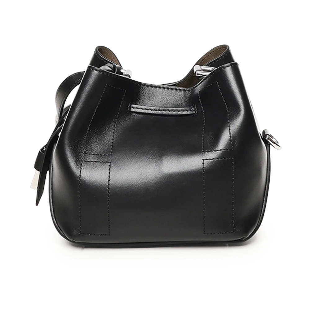 Hogan Zwarte Mini Hocket Tas Black Dames