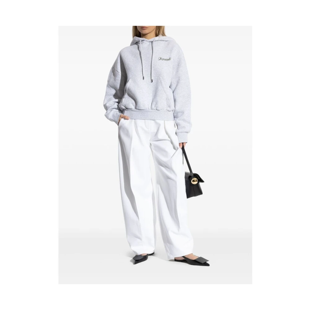 Jacquemus Stijlvolle Sweatshirt met Uniek Ontwerp Gray Dames