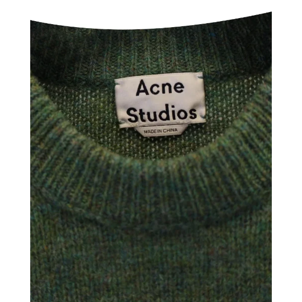 Acne Studios Pre-owned Wool tops Green Dames