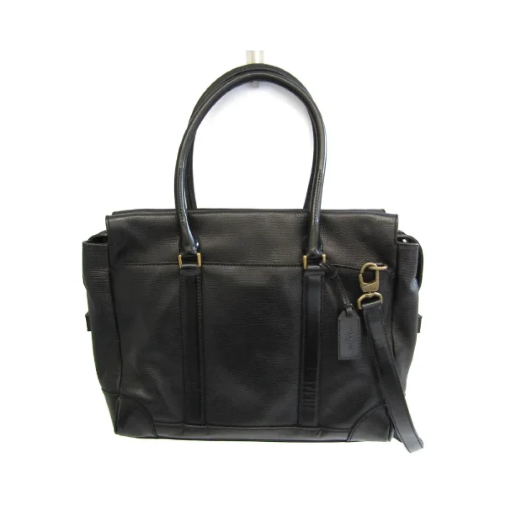 Coach Pre-owned Leather handbags Black Dames