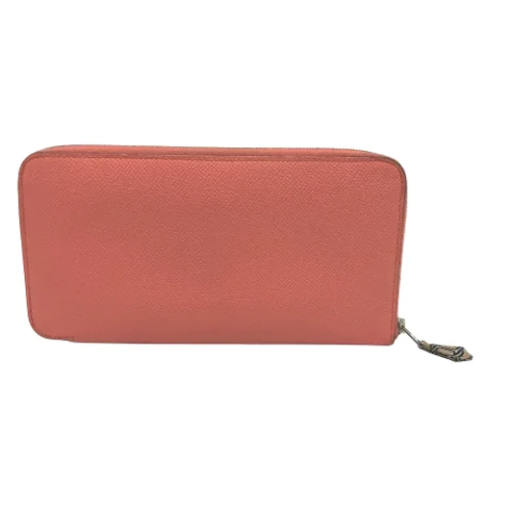Hermès Vintage Pre-owned Leather wallets Pink Dames