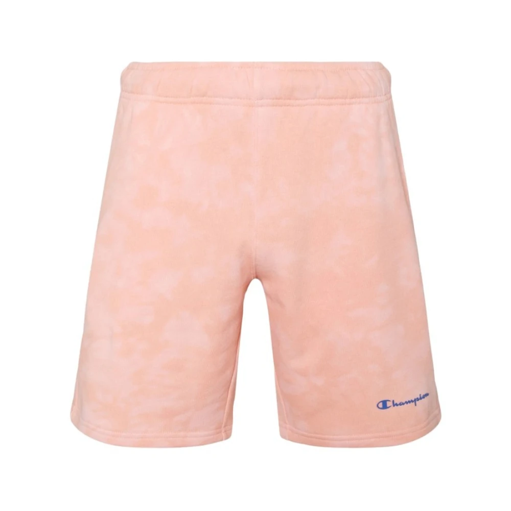 Champion Rosa Tie Dye Logo Shorts Pink, Herr