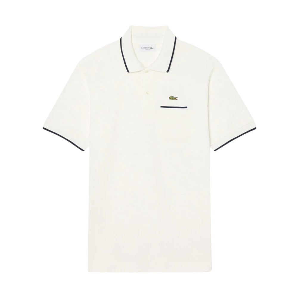 Lacoste Men's White Polo Shirts, L, L.12.12 Classic Fit Polo Shirt