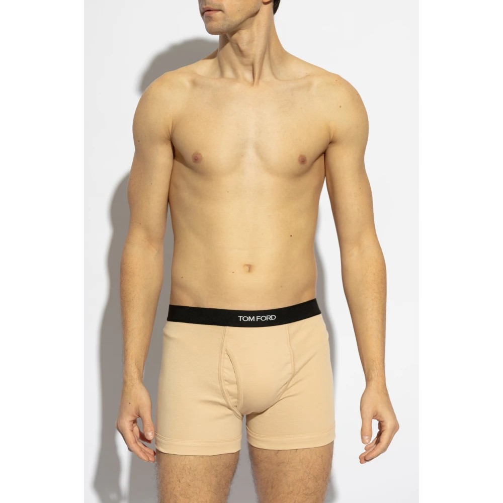 Tom Ford Katoenen boxershorts Beige Heren