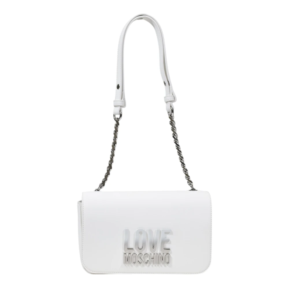 Love Moschino Lente Zomer Dames Middelgrote Tassen Collectie White Dames