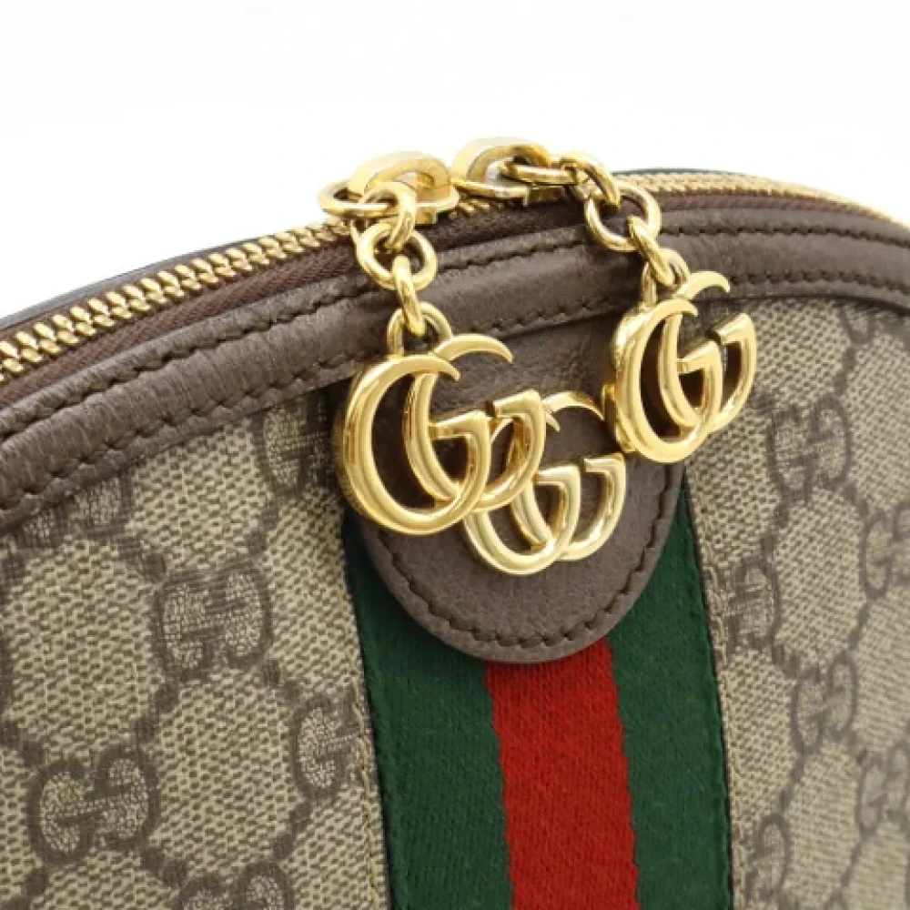 Gucci Vintage Pre-owned Canvas gucci-bags Beige Dames