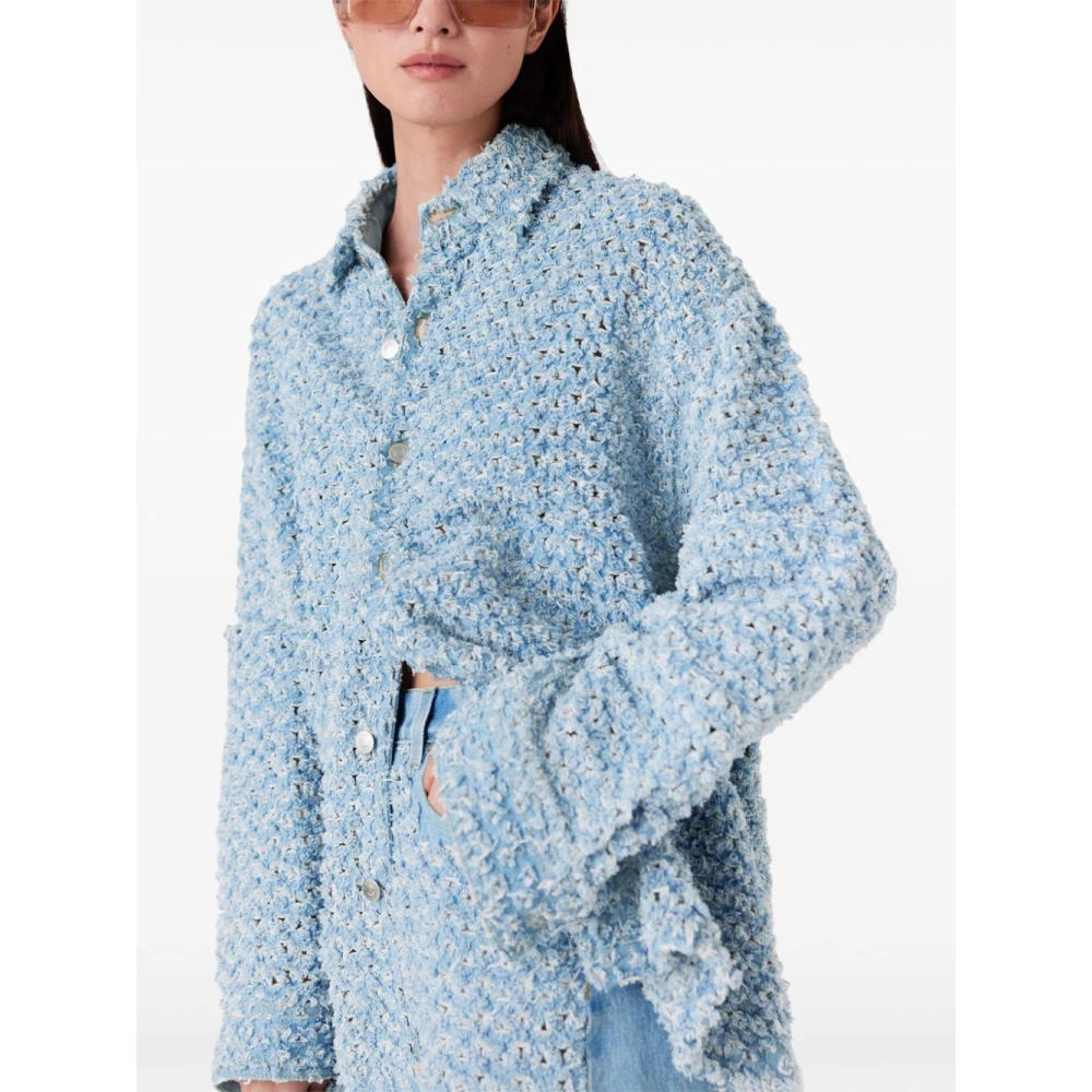 Stella Mccartney Blauwe Dameskleding Shirt Mode Stijl Blue Dames