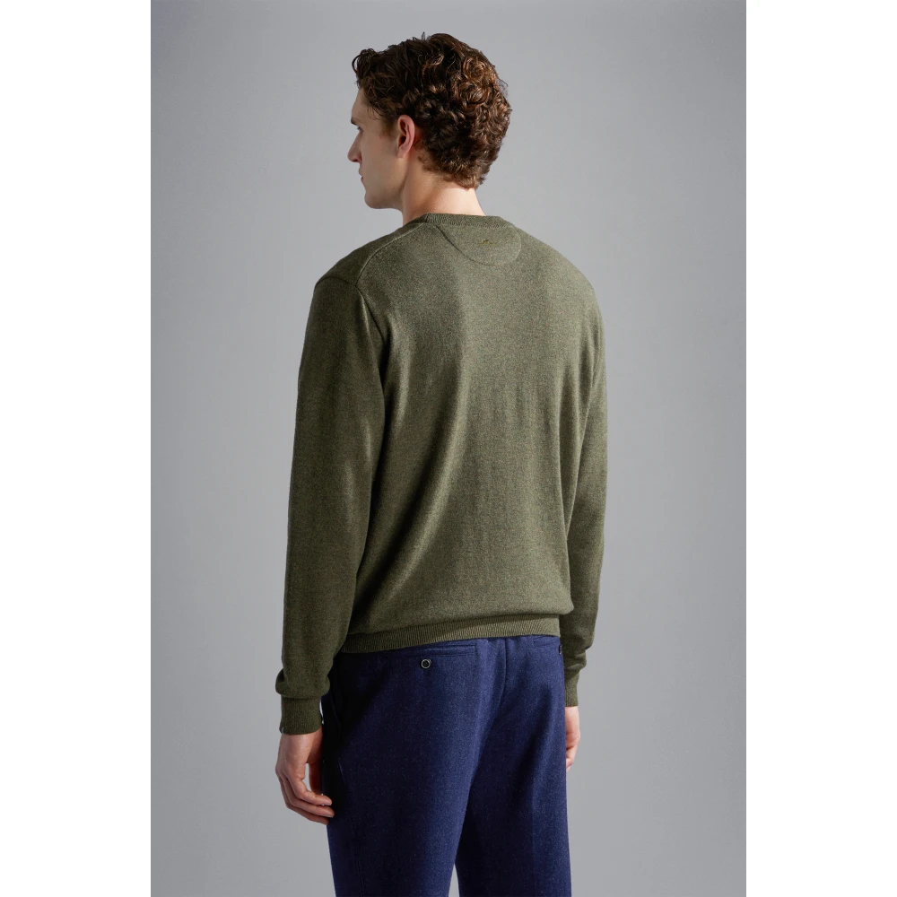 PAUL & SHARK Groene Sweater Collectie Green Heren