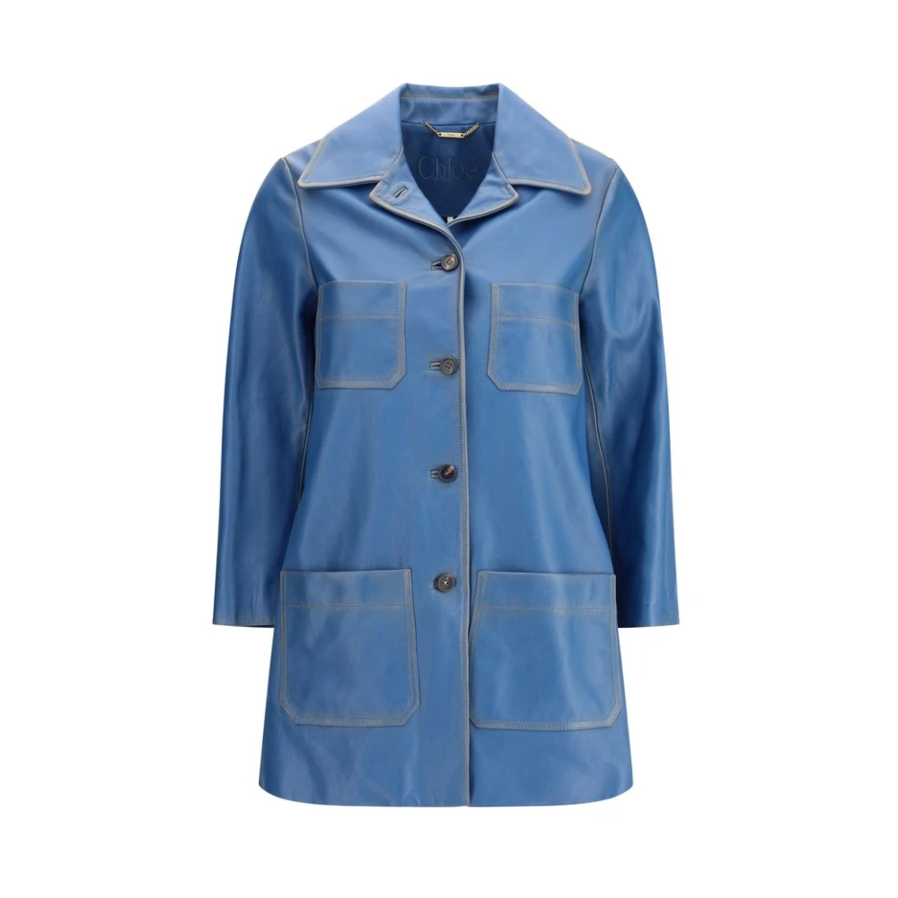 Coats > Single-Breasted Coats - - Chloé - Modalova