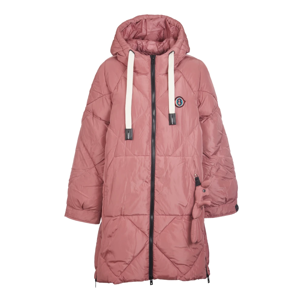 Ottod'Ame Lange Pufferjas Pink Dames