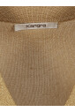 polo-en-maille-viscose-col-v-doree