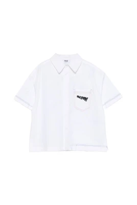 Contrast-stitch Shirt