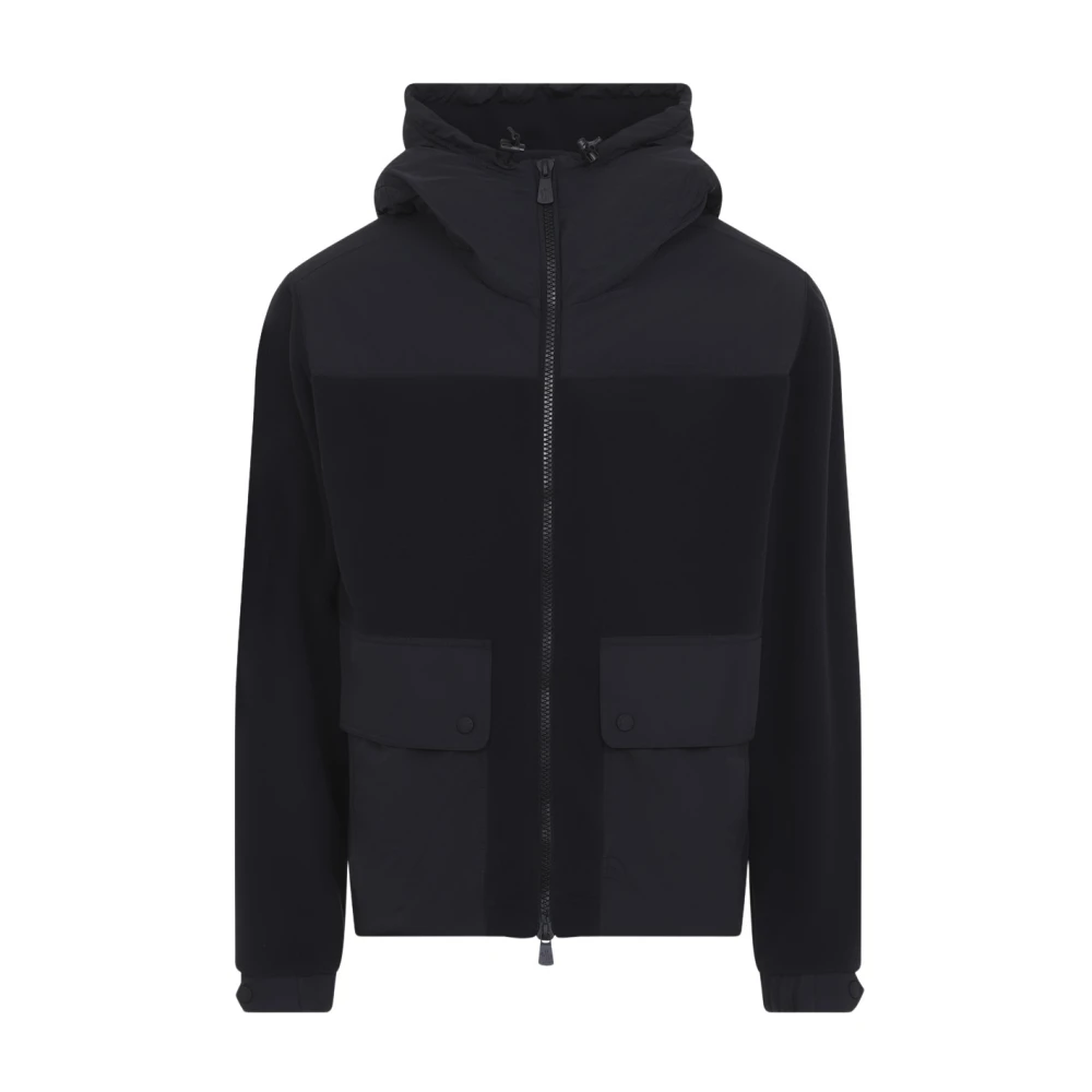 Moncler Grenoble Zip-Up Jacket - Male - Light Jackets - Black - Xl - Jackets