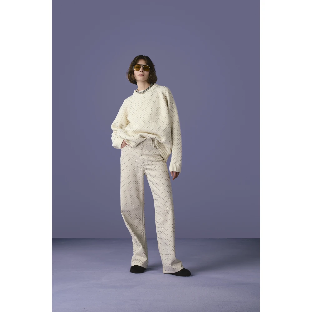 Laneus Pantalone Stijl Jumpsuit Beige Dames