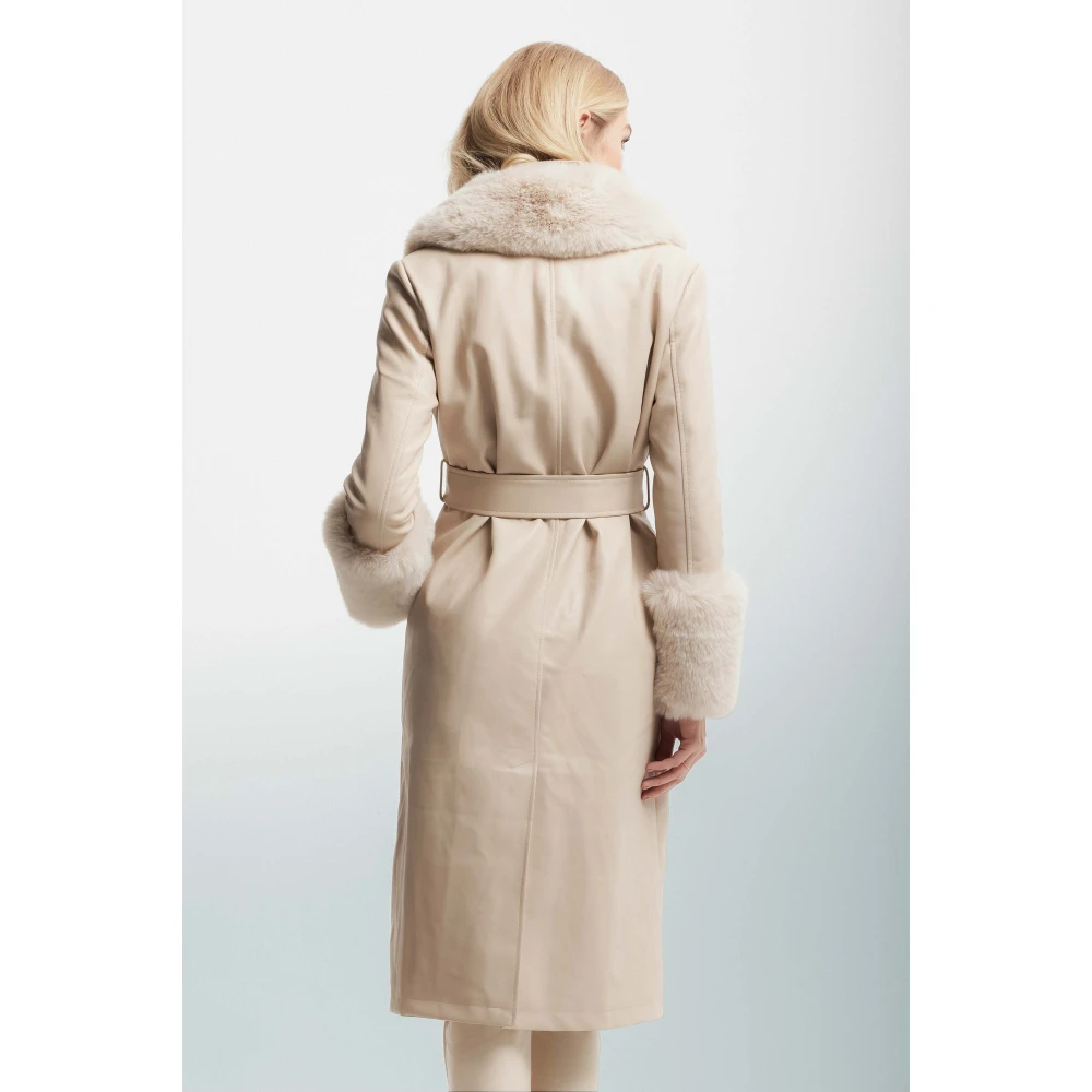 Kocca Dubbele Rijgjas Beige Dames