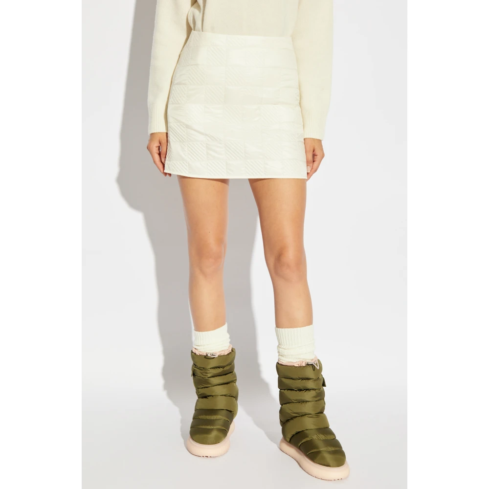 Moncler Gewatteerde rok Beige Dames