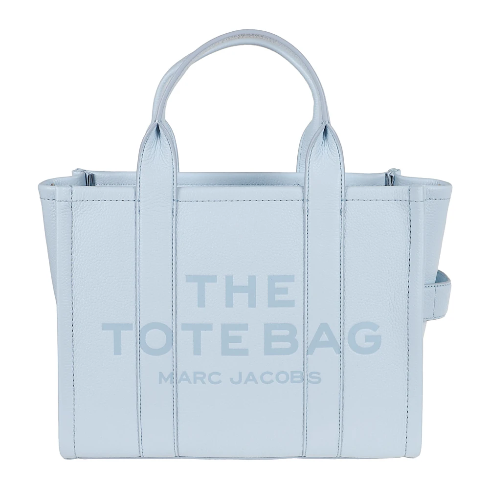 Marc Jacobs Women's Blue Shopping Bags, One Size, Leather Tote Bag Shopper