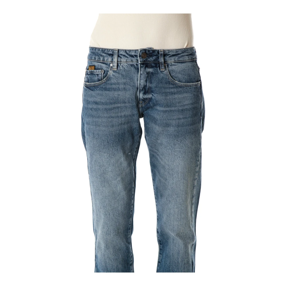 G-Star Mid Waist Boyfriend Fit Jeans Blue Dames