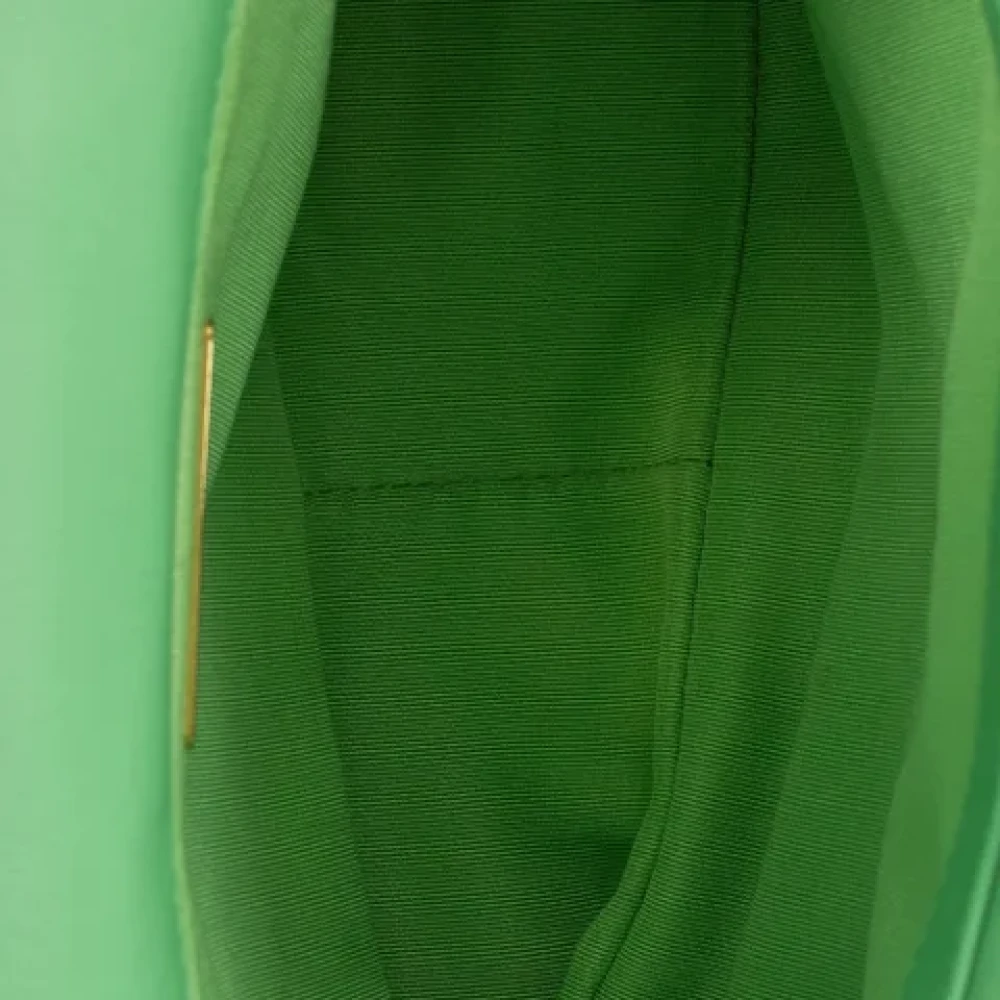Chanel Vintage Pre-owned Leather chanel-bags Green Dames