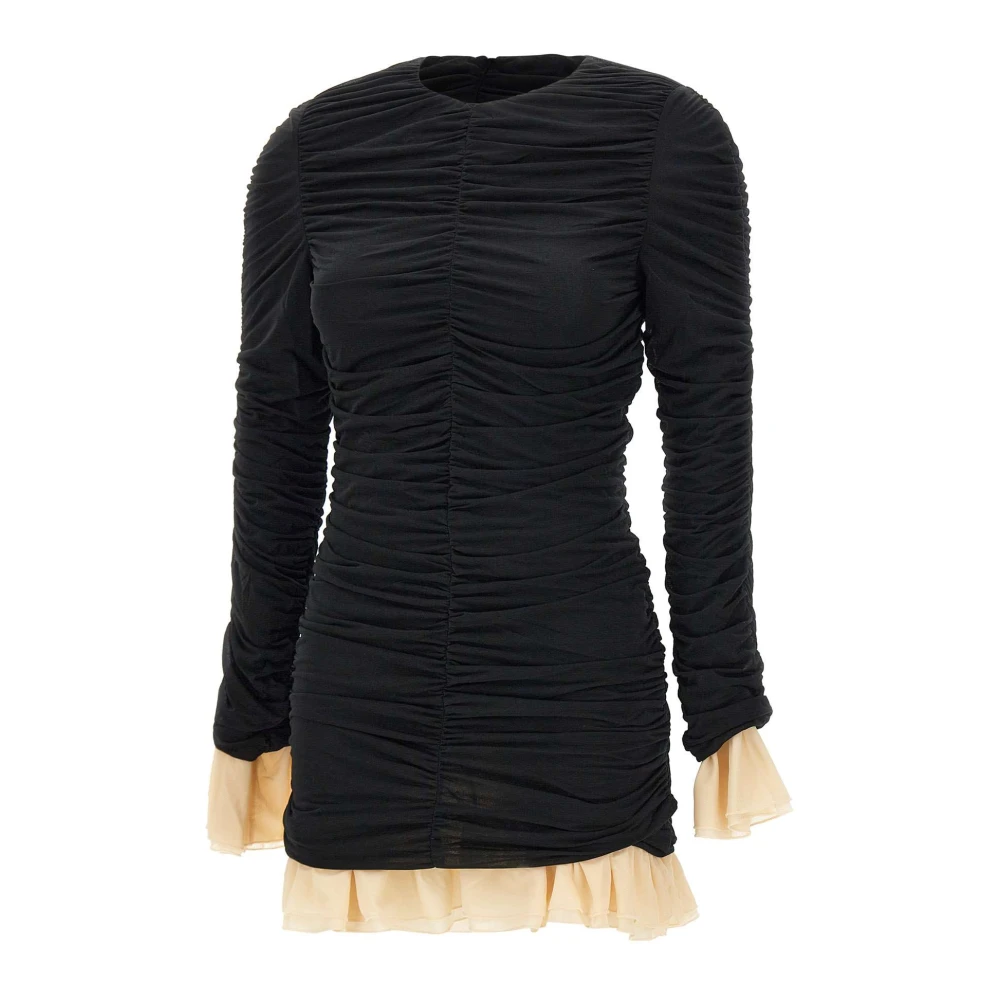 Rotate Birger Christensen Zwarte Elegante Jurk Black Dames