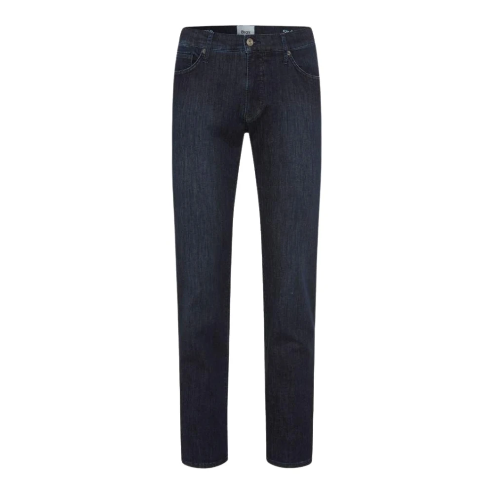 Brax Men's Black Slim-Fit Jeans,, Modern Sportive Trousers W33 L30