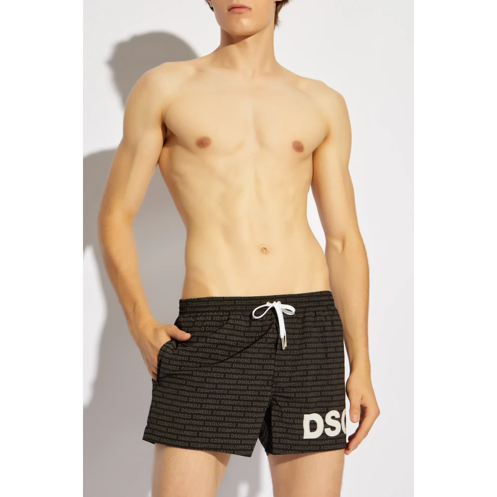 Dsquared2 Zwembroek Black Heren
