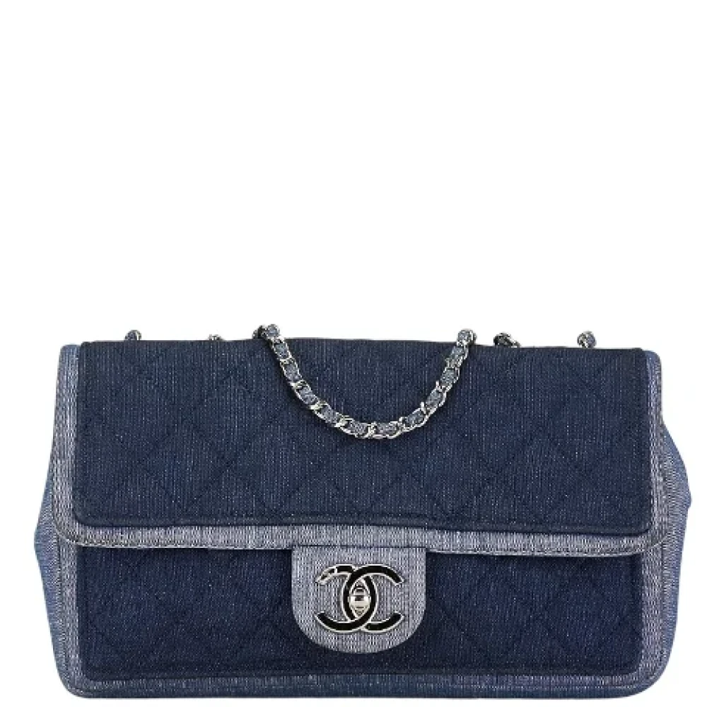 Chanel Vintage Pre-owned Denim handbags Blue Dames