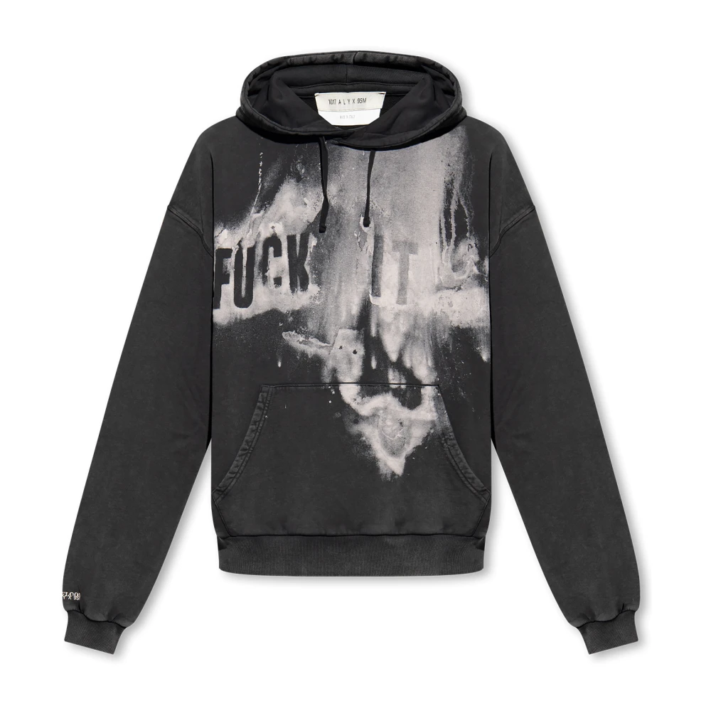 1017 Alyx 9SM Bedrukte hoodie Gray Heren