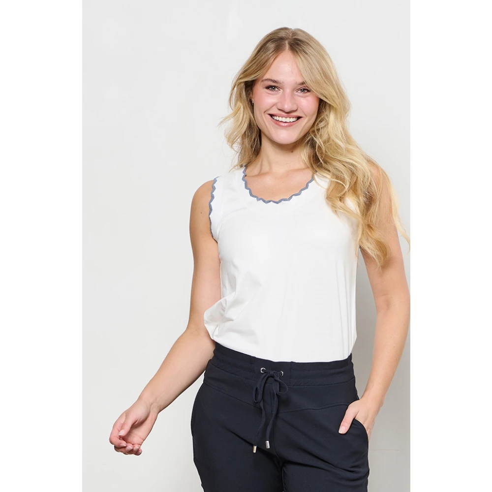&Co Woman Slim Fit Broek Blue Dames