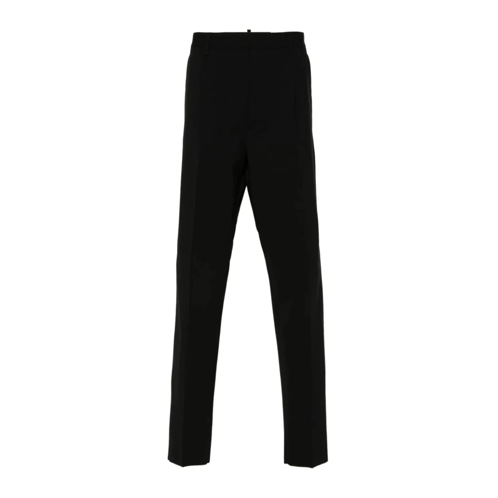 Dsquared2 Men's Black Slim-Fit Trousers - Slim-Fit Trousers - 2XL - Trousers