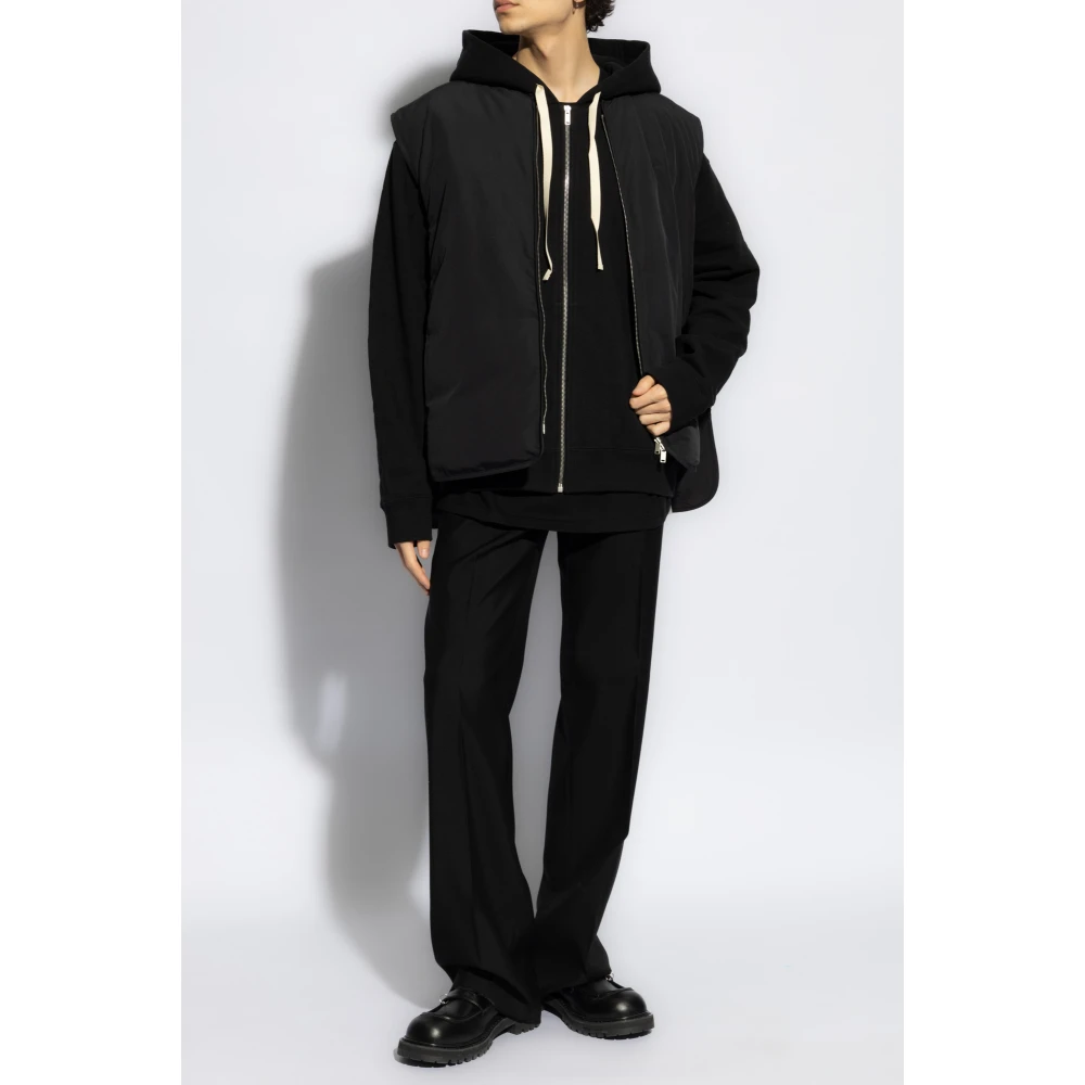 Jil Sander Donsvest Black Heren