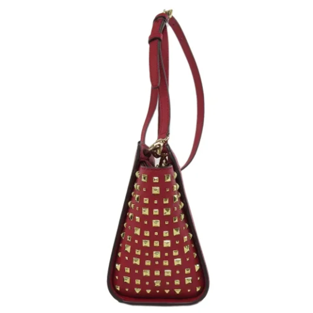 Michael Kors Pre-owned Leather shoulder-bags Red Dames