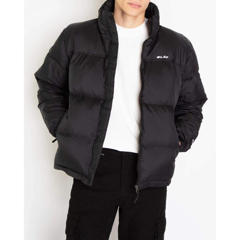 Olaf Hussein Heren Puffer Jacket Zwart Black Heren