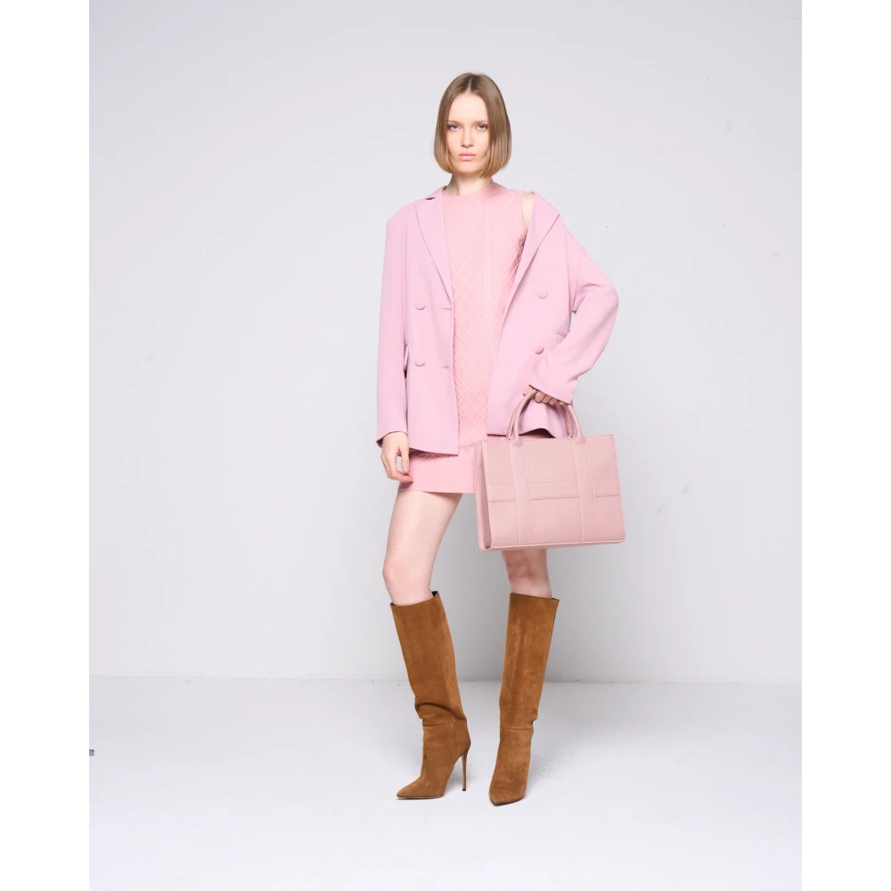 Silvian Heach Gebreide jurk Pink Dames