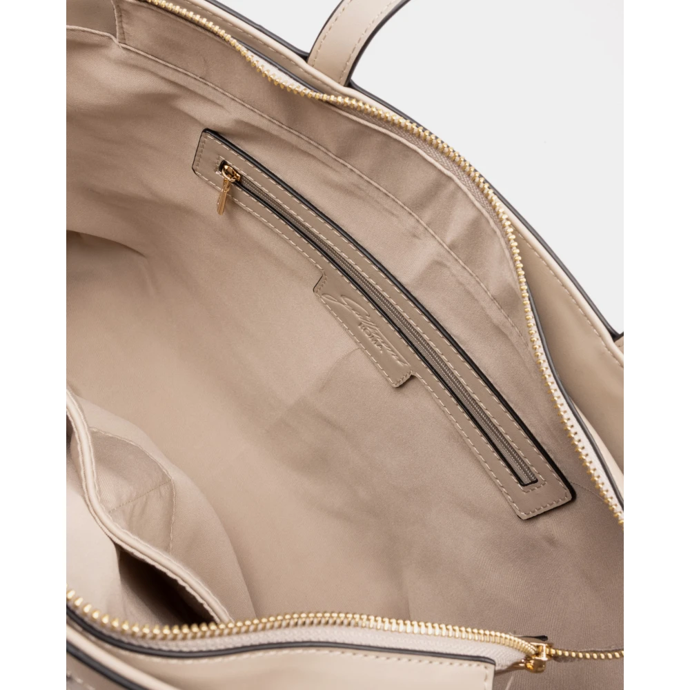 Gattinoni Stijlvolle Zand Schoudertas Beige Dames