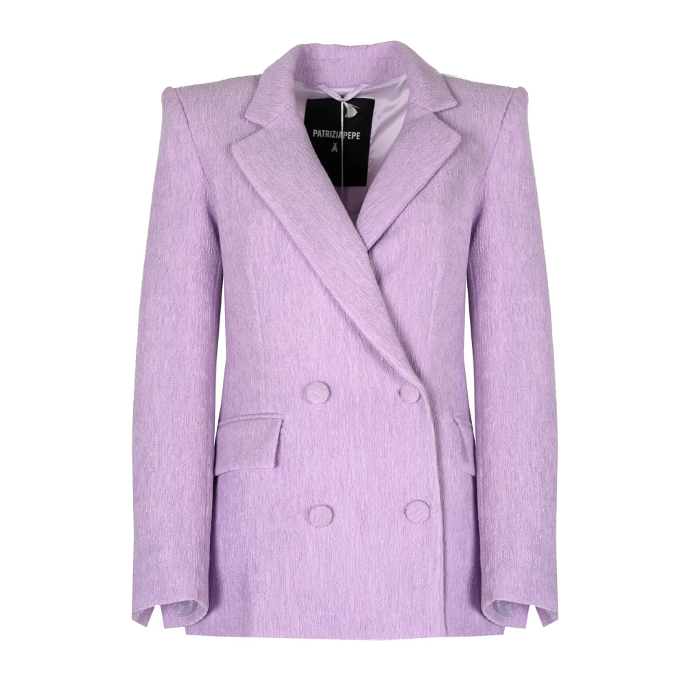 Patrizia Pepe Damen Violett Jacken, Lila, Mgröße: